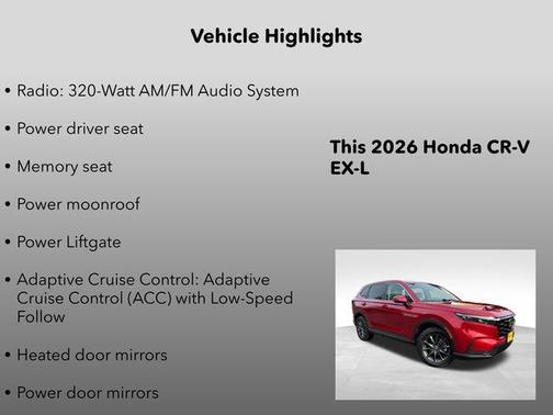 2026 Honda CR-V EX-L AWD