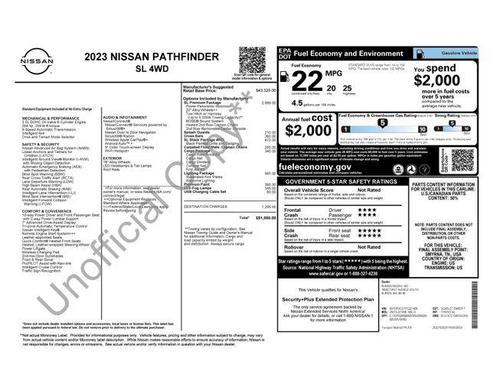2023 Nissan Pathfinder SL 4WD