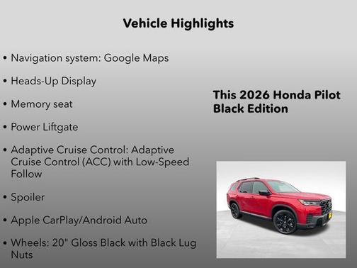 2026 Honda Pilot Black Edition