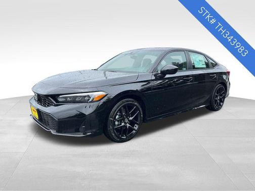 Crystal Black Pearl 2026 Honda Civic Hybrid Sport