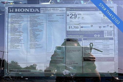 2026 Honda CR-V EX-L AWD