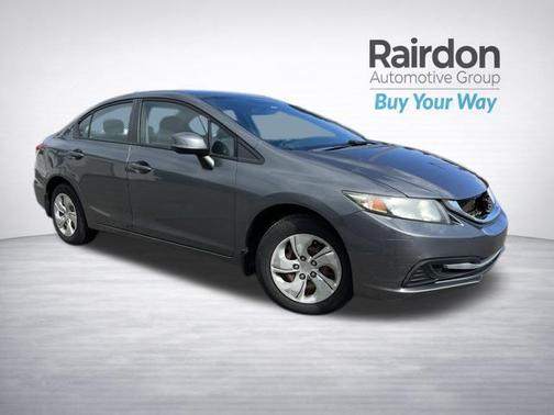Polished Metal Metallic 2013 Honda Civic LX