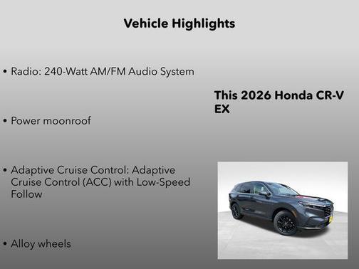 2026 Honda CR-V EX AWD
