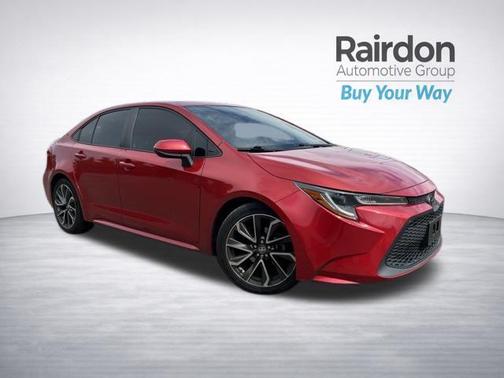 Barcelona Red Metallic 2021 Toyota Corolla LE