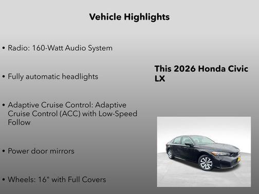 2026 Honda Civic LX