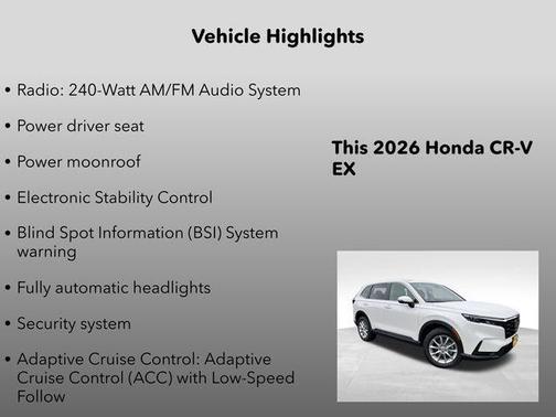 2026 Honda CR-V EX AWD