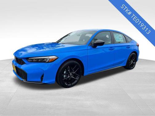 Boost Blue Pearl 2026 Honda Civic Hybrid Sport