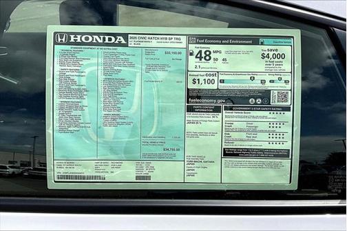 2025 Honda Civic Hybrid Sport Touring