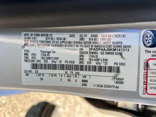 2019 Ford Fiesta S