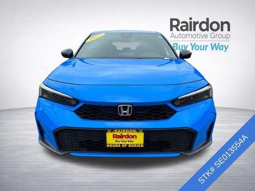 Boost Blue Pearl 2025 Honda Civic Hybrid Sport Touring
