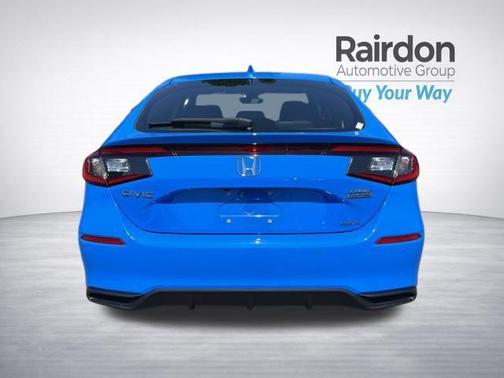 Boost Blue Pearl 2025 Honda Civic Hybrid Sport Touring