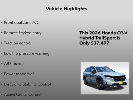 2026 Honda CR-V Hybrid TrailSport AWD
