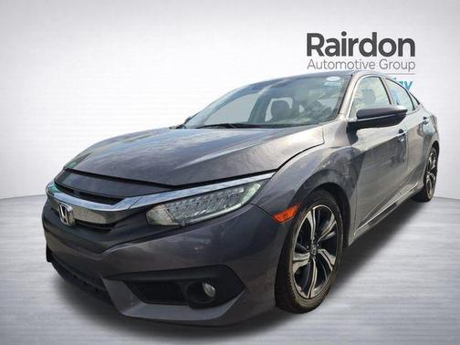 Modern Steel Metallic 2017 Honda Civic Touring