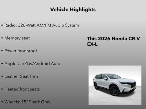 2026 Honda CR-V EX-L AWD