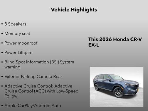 2026 Honda CR-V EX-L AWD