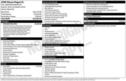 2008 Nissan Rogue SL