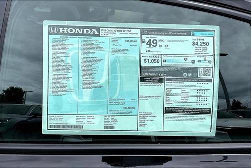 2025 Honda Civic Hybrid Sport Touring