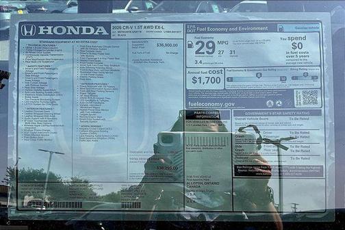 2026 Honda CR-V EX-L AWD