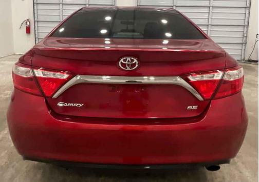 Red 2017 Toyota Camry LE