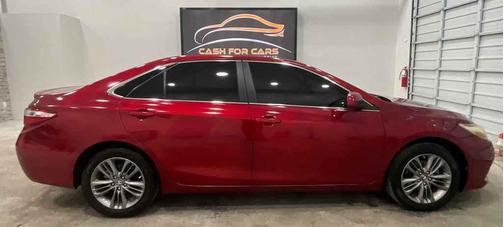 Red 2017 Toyota Camry LE