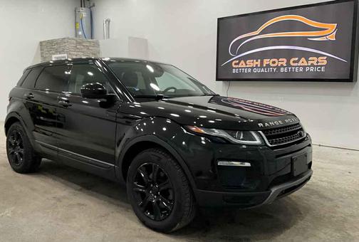 Black 2017 Land Rover Range Rover Evoque SE