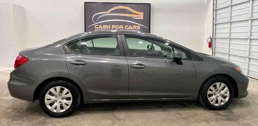 Gray 2012 Honda Civic LX