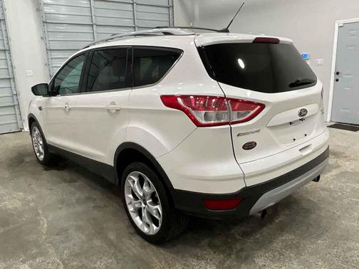 White Platinum Metallic Tri-coat 2013 Ford Escape Titanium