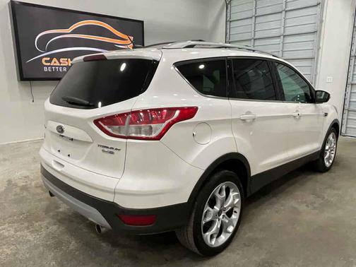 White Platinum Metallic Tri-coat 2013 Ford Escape Titanium