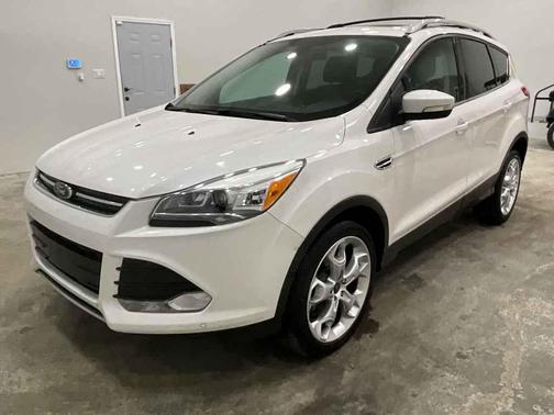 White Platinum Metallic Tri-coat 2013 Ford Escape Titanium