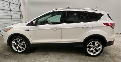 White Platinum Metallic Tri-coat 2013 Ford Escape Titanium