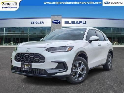 Platinum White 2025 Honda HR-V EX-L