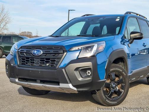Geyser Blue 2022 Subaru Forester Wilderness