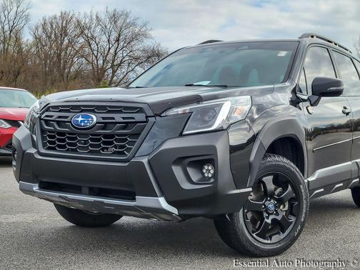 Crystal Black Silica 2023 Subaru Forester Wilderness
