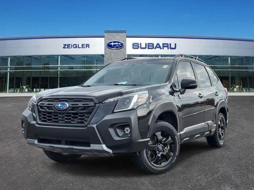 Crystal Black Silica 2023 Subaru Forester Wilderness