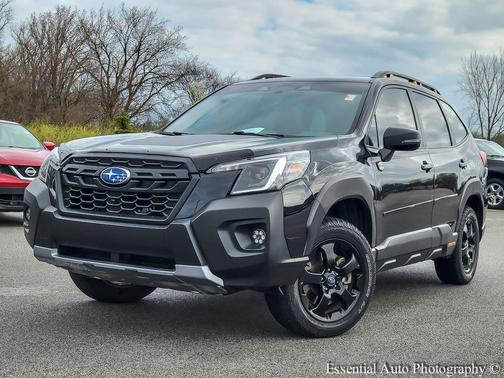Crystal Black Silica 2023 Subaru Forester Wilderness