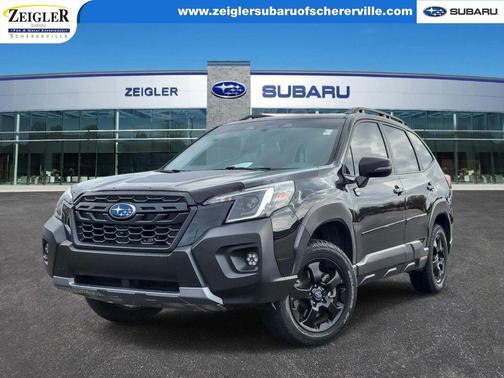 Crystal Black Silica 2023 Subaru Forester Wilderness