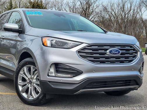Silver Metallic 2024 Ford Edge Titanium