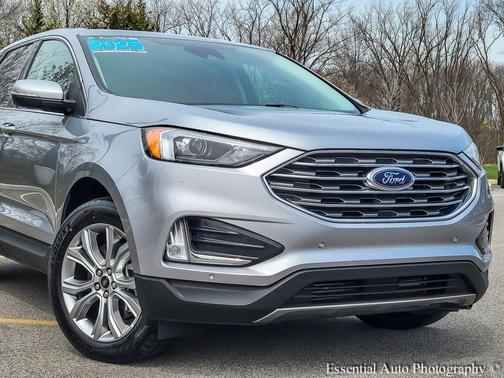 Silver Metallic 2024 Ford Edge Titanium