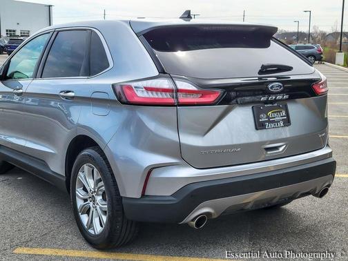 Silver Metallic 2024 Ford Edge Titanium
