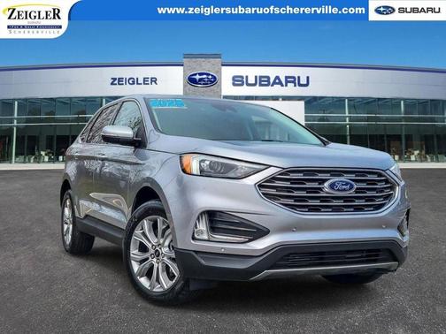 Silver Metallic 2024 Ford Edge Titanium