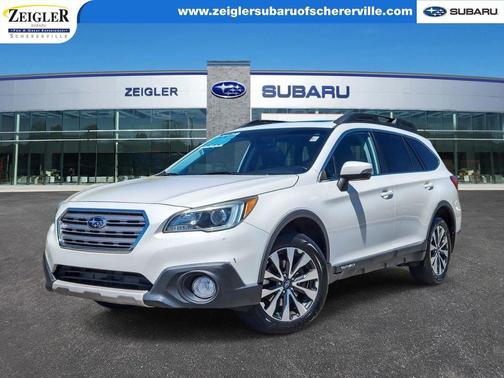 Crystal White Pearl 2015 Subaru Outback 3.6R Limited