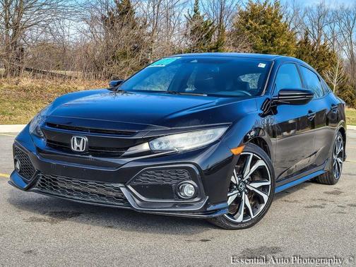 Crystal Black Pearl 2018 Honda Civic Sport Touring