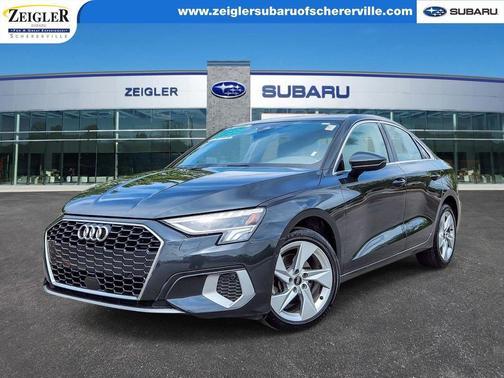 Manhattan Gray Metallic 2023 Audi A3 40 Premium