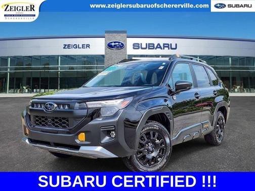 Crystal Black Silica 2026 Subaru Forester Wilderness