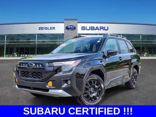 Crystal Black Silica 2026 Subaru Forester Wilderness