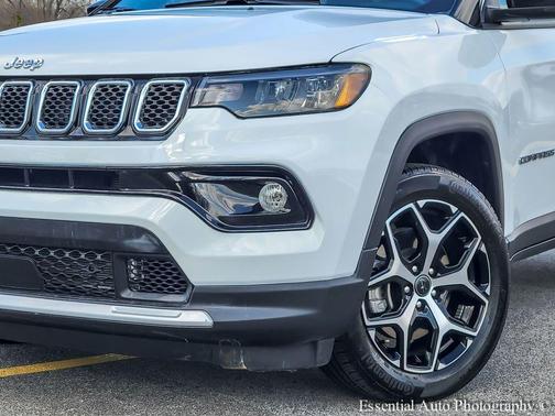 Bright White Clearcoat 2025 Jeep Compass Limited