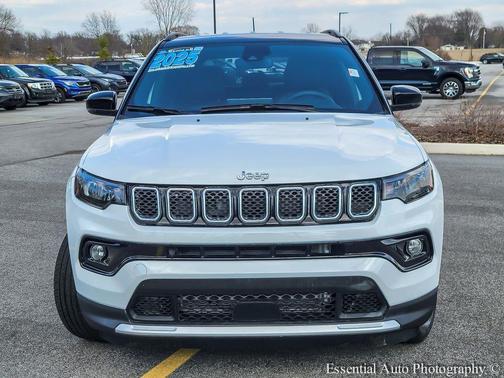 Bright White Clearcoat 2025 Jeep Compass Limited