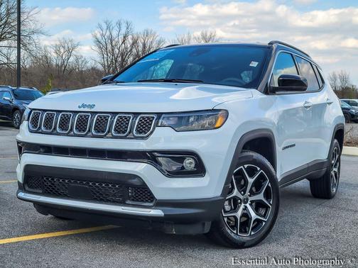 Bright White Clearcoat 2025 Jeep Compass Limited