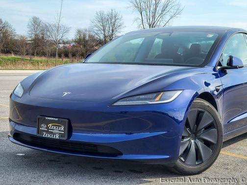 Blue 2024 Tesla Model 3 Long Range