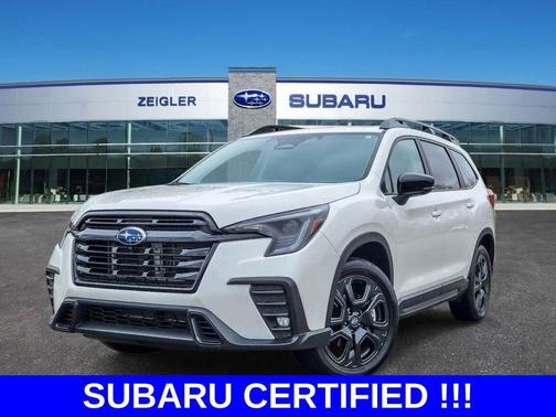 Crystal White Pearl 2025 Subaru Ascent Onyx Edition Touring